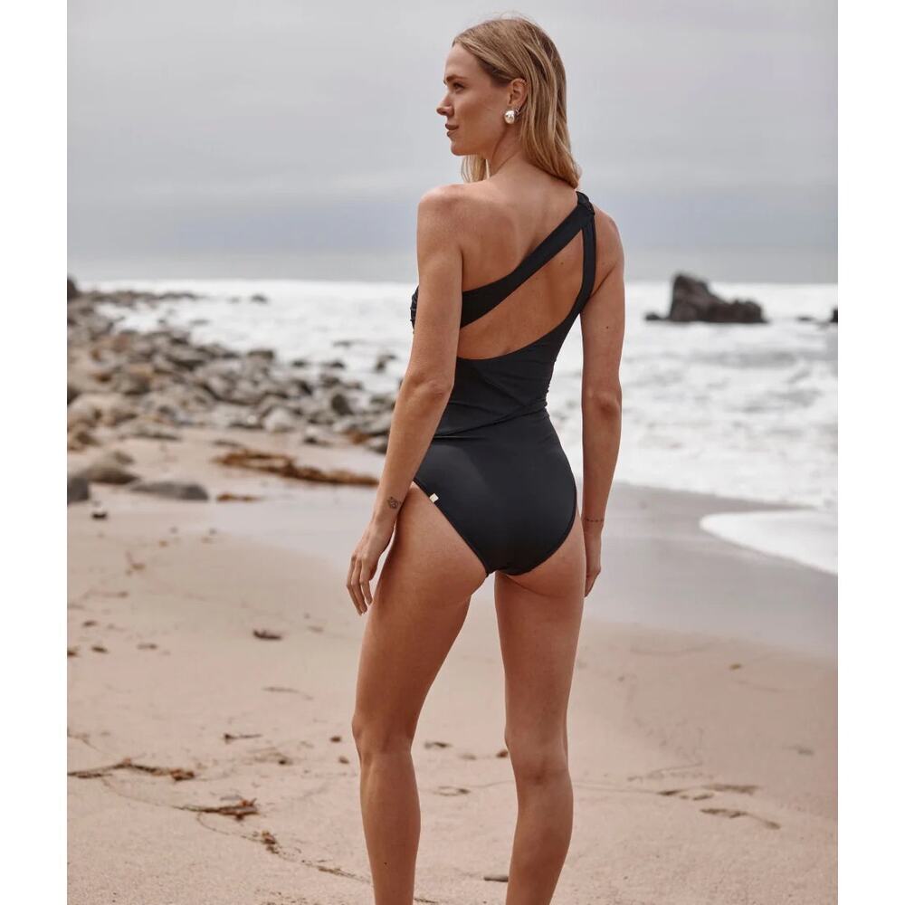 Summersalt DreamDrape Sidestroke One Piece Black US Size 6 - Picture 2 of 9